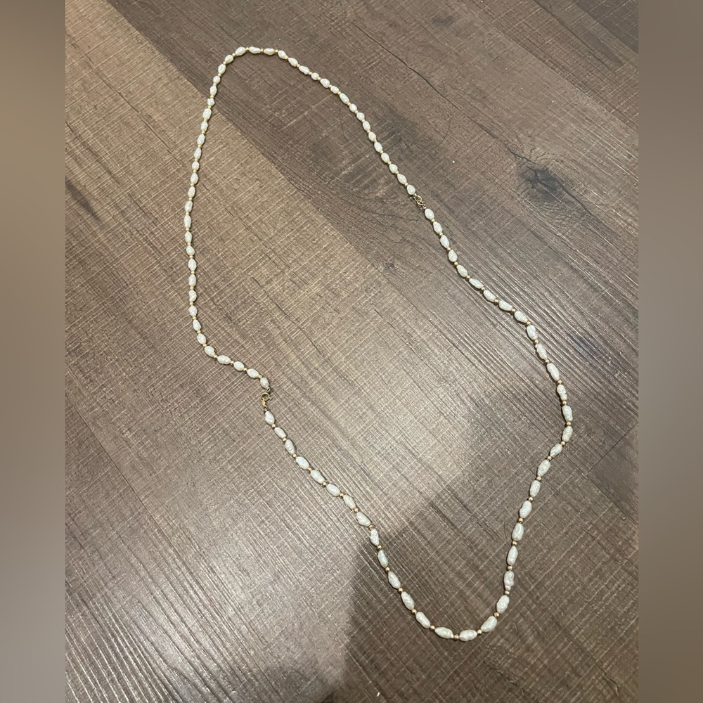 14k Gold & Pearl Necklace